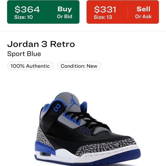 Jordan retro 3s